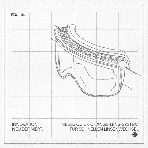 gif of lens change system on method goggles